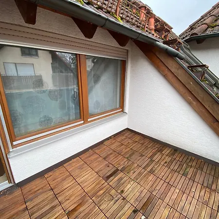 شقة Am Kaibach - Kueche - Balkon - Bad *