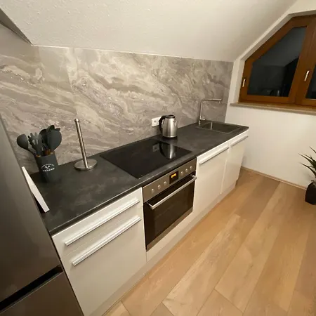 Am Kaibach - Kueche - Balkon - Bad Forchtenberg